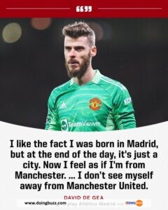 David De Gea Quitte Officiellement Manchester United, Son Message !