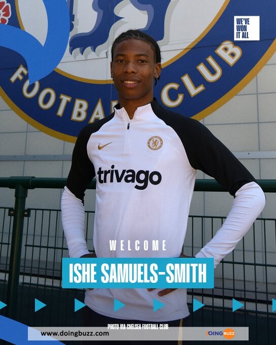 F0hfk4DWYAANO0R - Mercato : Ishe Samuels-Smith signe à 17 ans à Chelsea !