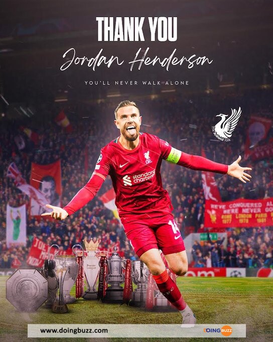 Jordan Henderson Annonce Son Départ De Liverpool !