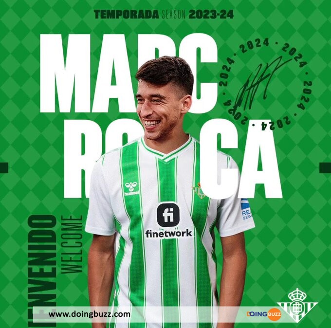 Mercato : Marc Roca Part Sous Forme De Prêt Au Real Betis Balompié !