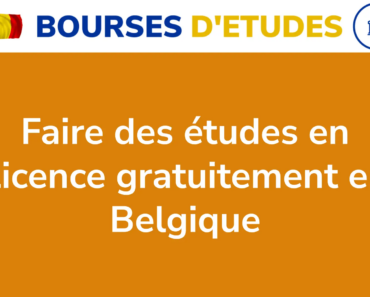 Faire des études en Licence gratuitement en Belgique en 3 étapes