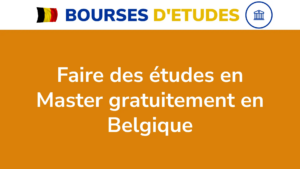 Faire Des Études En Master Gratuitement En Belgique En 3 Étapes