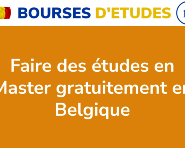 Faire Des Études En Master Gratuitement En Belgique En 3 Étapes