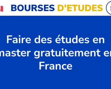 Faire des études en master gratuitement en France en 3 étapes
