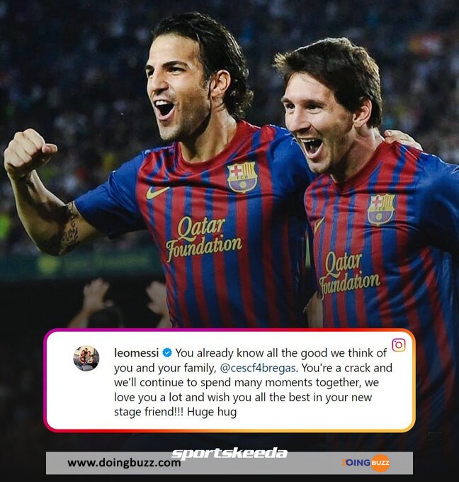 Lionel Messi Rend Un Vibrant Hommage À Cesc Fabregas !