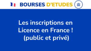 Les Dates Limites D&Rsquo;Inscription En Licence En France : Public Et Privé !