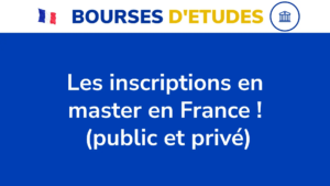 Les Dates Limites D&Rsquo;Inscription En Master En France : Public Et Privé