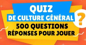 500 Questions Réponses Pour Jouer