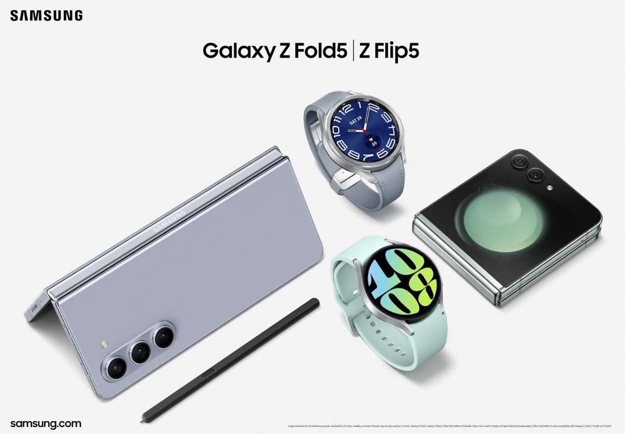 Samsung Galaxy Z Flip5 Et Galaxy Z Fold5 Flexibilite Et Polyvalence Sans Compromis