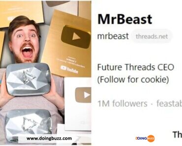 Threads : Mr Beast Atteint Un Million D'Abonnés En Moins De 48 Heures !