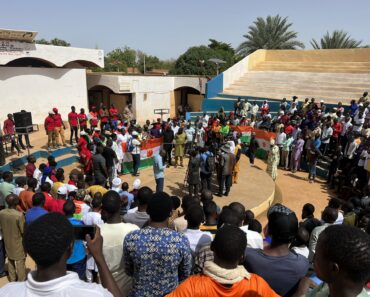 Manifestations D&Rsquo;Étudiants Nigériens En Faveur Des Putschistes