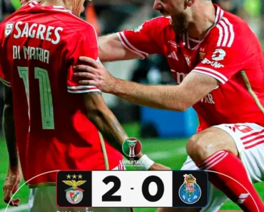 Benfica Remporte La 9ᵉ Supercoupe Du Portugal De Son Histoire !