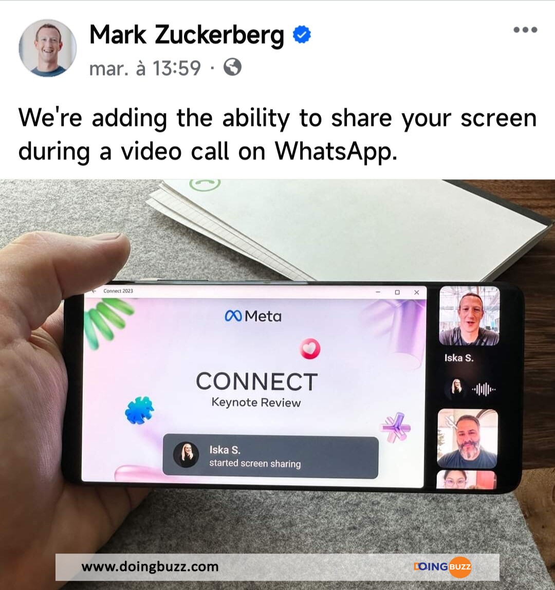 Facebook Mark Zuckerberg Doingbuzz