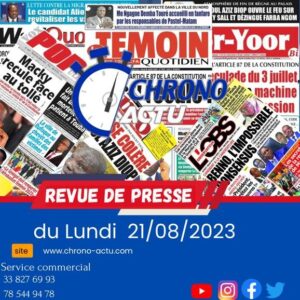 L&Rsquo;Assemblée Générale De L&Rsquo;Ums En Première Page Des Journaux De Ce Lundi !