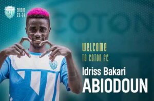 Bénin : L&Rsquo;Arrivée D&Rsquo;Idriss Bakari Au Coton Fc