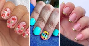 Manucure Pour Ongles Courts : 32 Inspirations De Nail Art Original