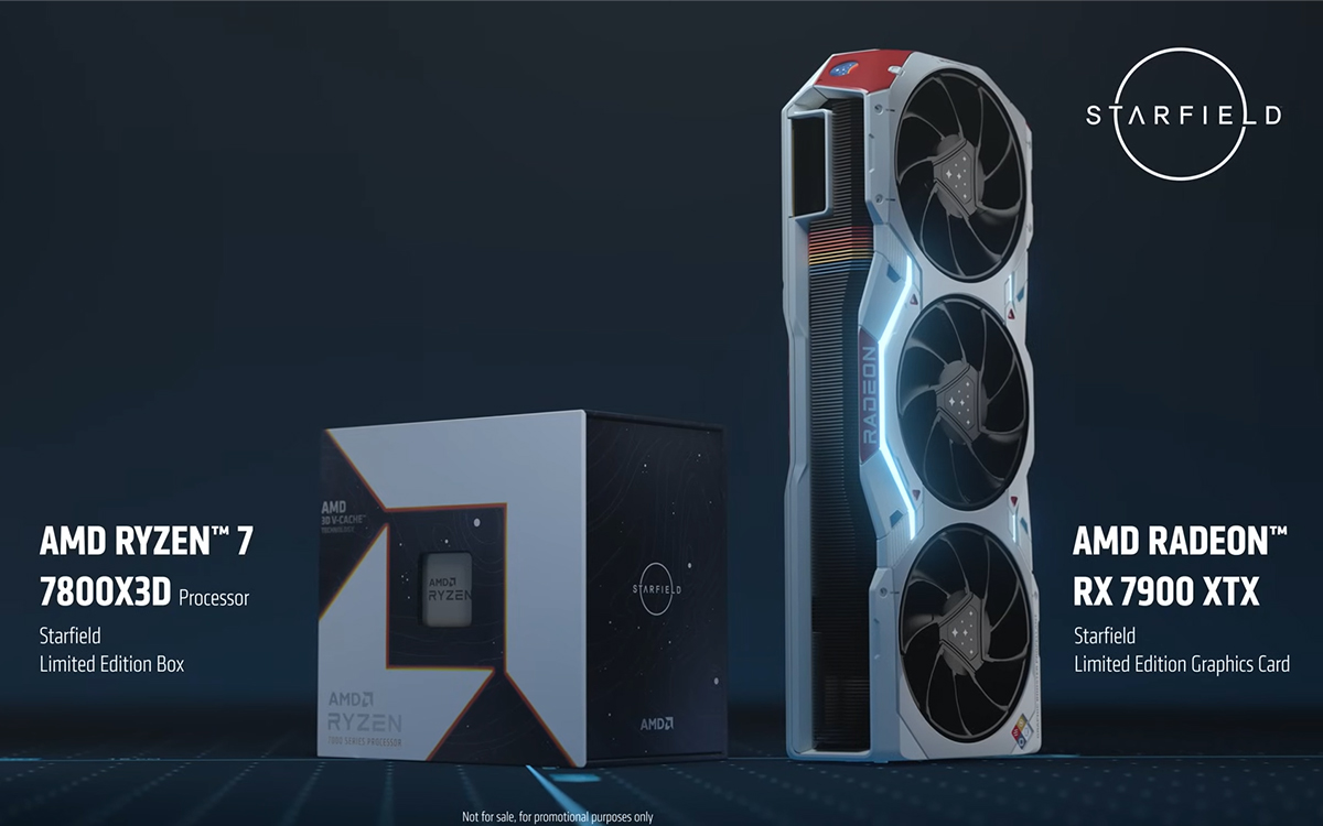 Rx 7900 Xtx Et Ryzen 7 7800X3D Edition Limitee Starfield