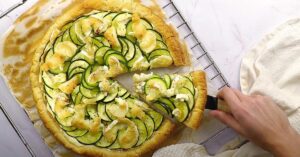 Recette En Étapes De La Tarte À La Courgette