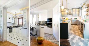 Revêtement De Sol En Carrelage Pour La Cuisine : 37 Idées De Décoration Tendance