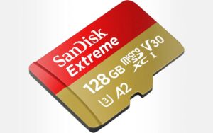 La Carte Mémoire Microsd Sandisk Extreme 128 Go Est Disponible À Un Prix Abordable.