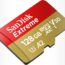 La Carte Mémoire Microsd Sandisk Extreme 128 Go Est Disponible À Un Prix Abordable.