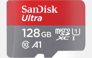 La Carte Microsd Sandisk Ultra 128 Go Est À Moins De 14 €