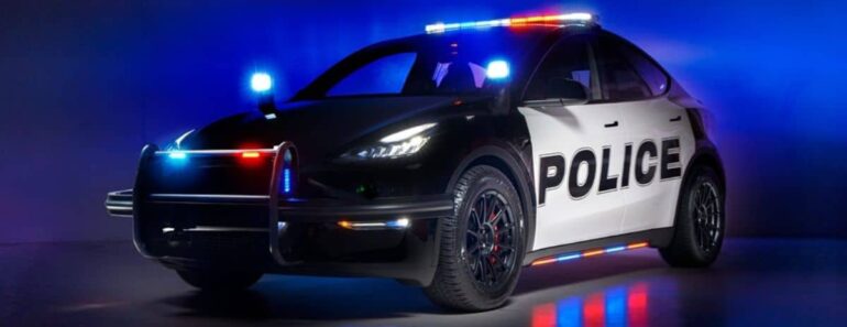 La Tesla Model Y Est L&Rsquo;Arme Secrète De La Police Pour Arrêter Les Criminels