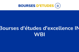 Les 4 bourses d’excellence IN WBI en Belgique en 2024.