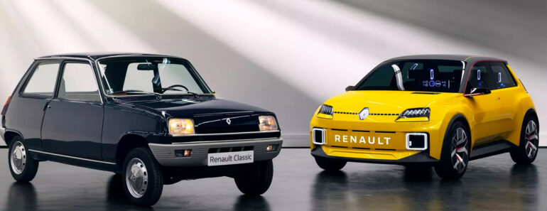 Renault Mise Sur Le Style Rétro Pour Assurer Le Succès De Ses Voitures Électriques
