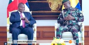 Gabon : Le Président Centrafricain À La Rencontre Du Président De La Transition