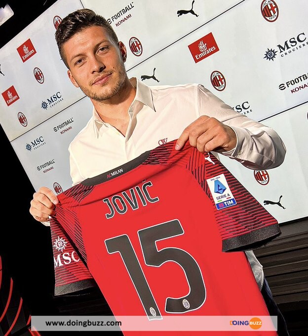 Mercato: Luka Jovic has signed up with AC Milan to compete with Olivier Giroud