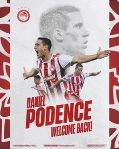 Daniel Podence Est Officiellement De Retour À L’olympiacos !