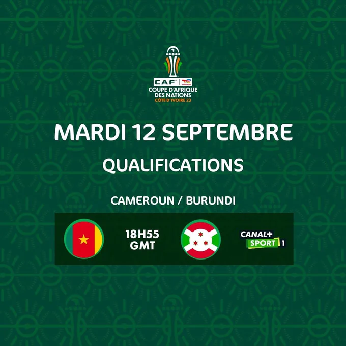Qualif Can 2023 : Voici Le Programme Des Matchs De Ce Mardi 12 Septembre