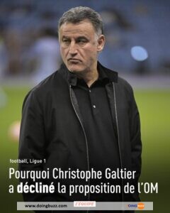 La Piste Christophe Galtier A Été Écarté Par L’om, Les Raisons Ont Été Dévoilées !