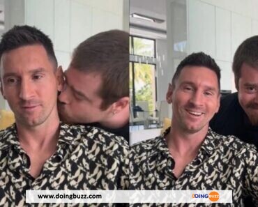 Lionel Messi se fait embrasser par un homme ! (Vidéo intégrale)