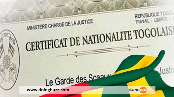 Certificat De Nationalite Au Togo