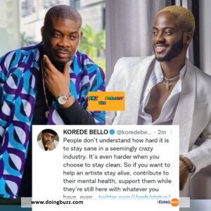 L&Rsquo;Étrange Silence Entre Don Jazzy Et Korede Bello