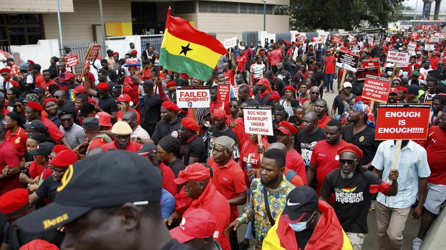 Ghana : L'Opposition Proteste Contre La Crise Économique (Vidéo)