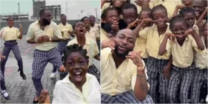 Davido Retourne À L&Rsquo;École Et Danse Avec Les Enfants (Ivdeo)