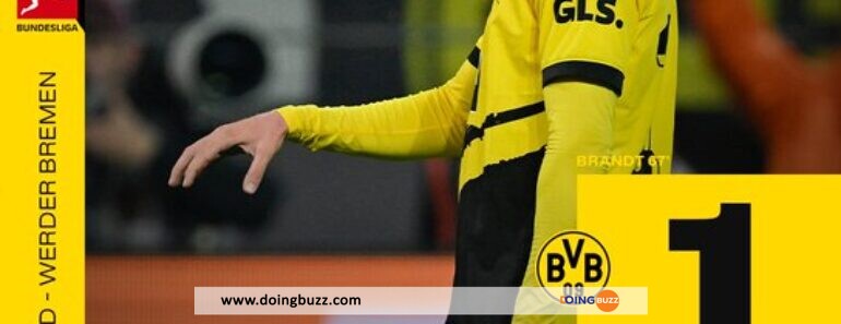 Dortmund S’impose Face Au Werder Et Reprend La Tête De La Bundesliga !