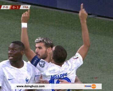 Le magnifique but de Kylian Mbappé qui ouvre le score pour la France à la 7ème min (vidéo)