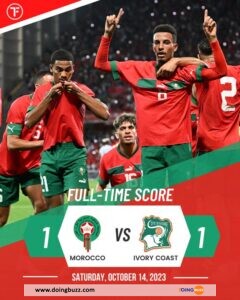 Le Maroc Arrache Le Nul À La Côte D’ivoire, Les Deux But Du Match En Vidéo !