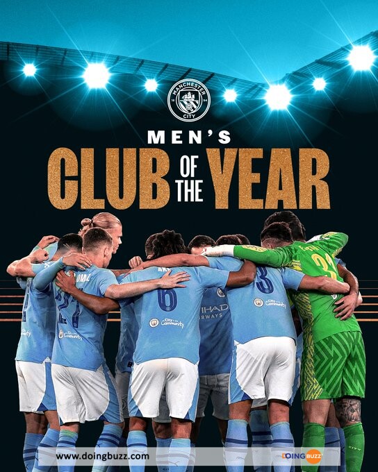 Ballon D’or 2023 : Manchester City Est Désigné Meilleur Club Masculin De L'Année !