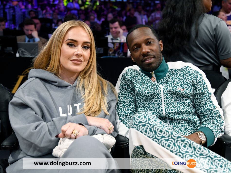 Adele And Rich Paul Attend The Basketball Game Between Los News Photo 1682782638