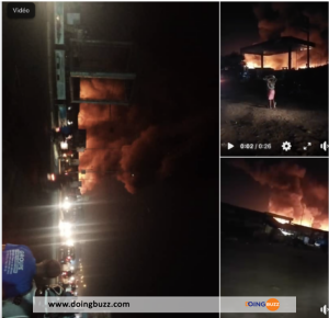 Urgence À Lomé : Le Marché D&Rsquo;Agoè-Assiyéyé Ravagé Par Un Incendie Destructeur (Video)