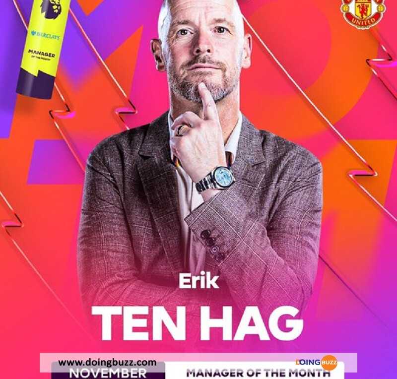 Erik Ten Hag Est Élu Entraineur Du Mois En Premier League, Son Message !