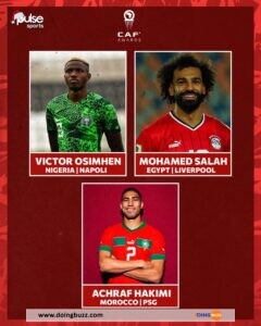 Caf Awards 2023 : Voici Les Trois Finalistes Dans Chaque Catégories !