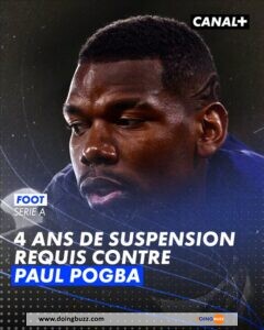 Paul Pogba Suspendu Par Le Parquet Antidopage Pour 04 Ans ?