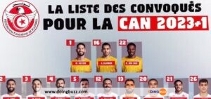 Can 2023 : La Liste Officielle De La Tunisie Publiée Sans Cette Pépite !