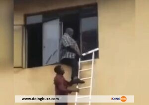 Cameroun : Un Sugar Daddy Et Sa Petite Amie S&Rsquo;Évadent D&Rsquo;Une Auberge En Feu (Video)